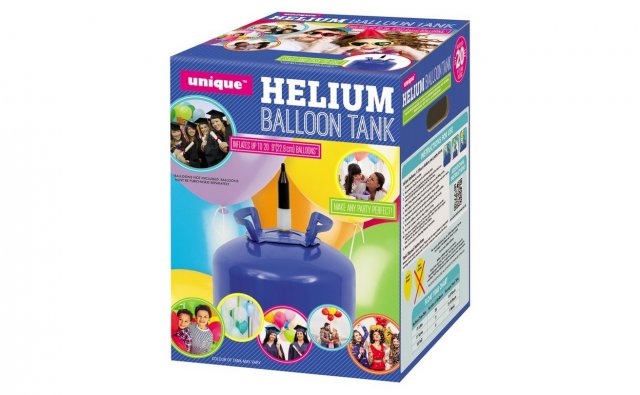 Helium na 20 balónků (o průměru 23cm)