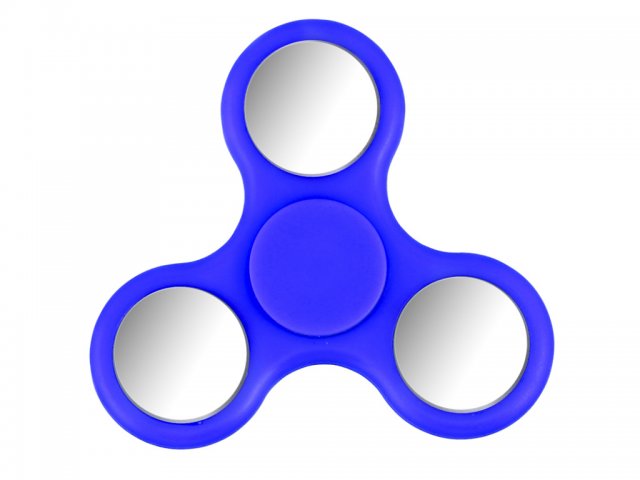 Svítící fidget spinner - Modrý