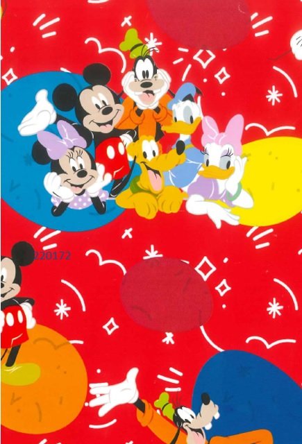 Balící papír, Mickey a přátelé, role 70x200cm