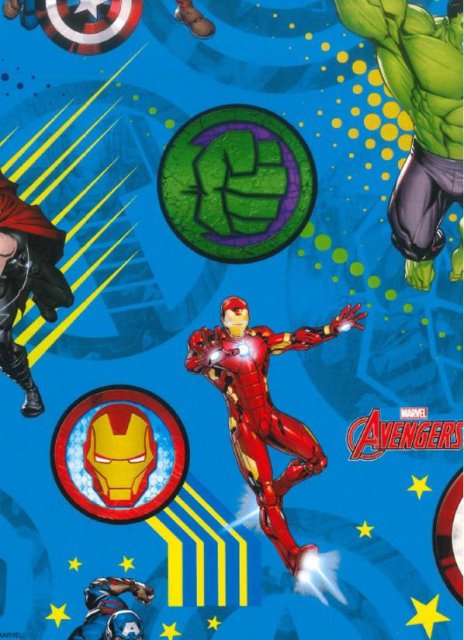 Balící papír, Marvel Avengers, role 70x200cm