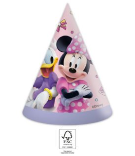 Čepičky papírové EKO - Minnie Disney, set 6ks