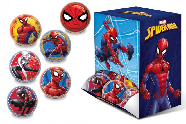 Gumový míček "Marvel - Spiderman", mix 6 druhů, velikost 6cm