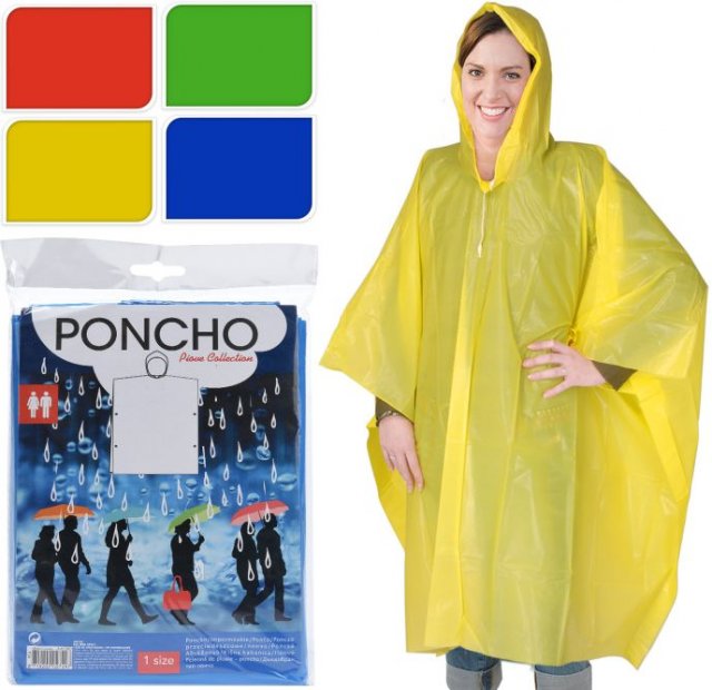 Pláštěnka dětská vel.120-130, PONCHO, PVC