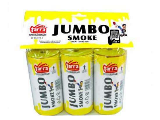 DÝMOVNICE - JUMBO SMOKE - ŽLUTÁ - 3ks - 16/3 trhací pojistka