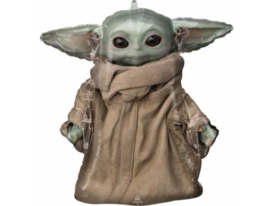 Baby Yoda / Grogu - Star Wars 66cm x 58cm - fóliový balónek