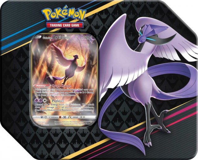 Pokémon: Galarian Articuno Premium Art Tin Crown Zenith