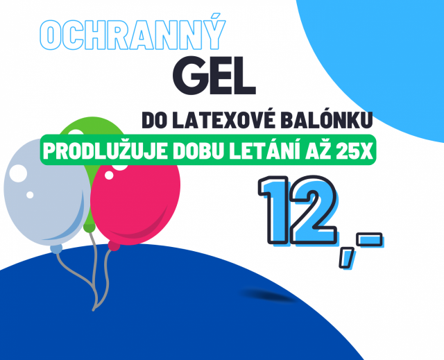 Ochranný gel do latexového balónku