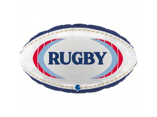 Fóliový balónek RUGBY míč, velikost 51 cm (zn. GRABO)