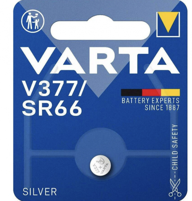 VARTA knoflíková baterie Electronics V377/R626