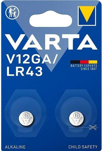 VARTA alkalická baterie knoflíková ELECTRONICS V12GA/LR43 1.5V, set 2ks