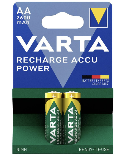 VARTA nabíjecí baterie R6 (AA) 2600 mAh - 2 ks