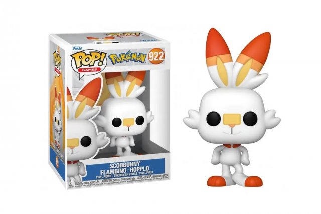 Figurka Pokémon Scorbunny, 9cm, Funko POP