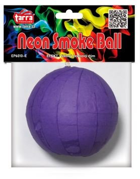 DÝMOVNICE NEON smoke ball, fialová barva, 1ks (zn. Tarra)