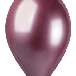 GEMAR balónek SHINY, chromový, růžový - 33cm