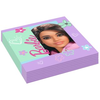 Ubrousky papírové - Barbie 33x33 cm, 16ks