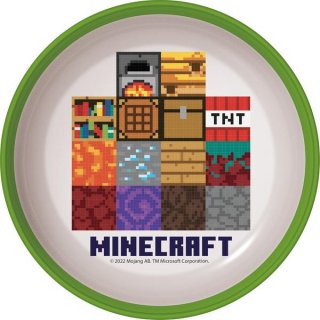 Miska plastová "MINECRAFT" s proti skluzovým dnem, 14.7x4cm