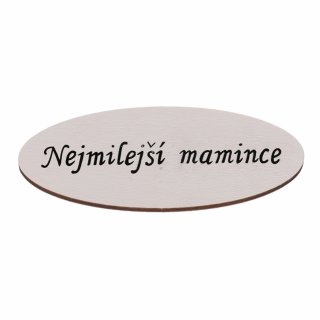 Cedulka "Nejmilejší mamince"