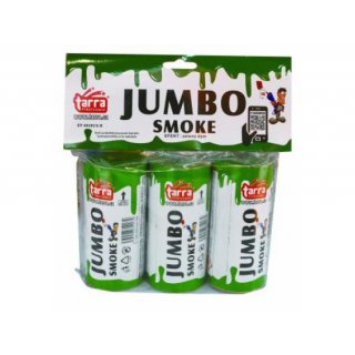 DÝMOVNICE - JUMBO SMOKE - ZELENÁ - 3ks - 16/3 trhací pojistka (zn. TARRA)