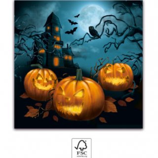 EKO Papírové ubrousky Halloween 33x33 cm / 20 ks