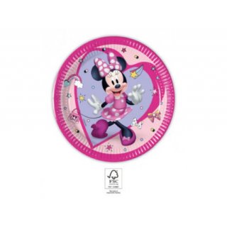 Talířky papírové EKO - Minnie Mouse (Junior Disney) 20cm / set 8ks