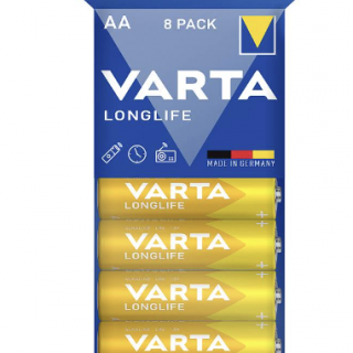 VARTA alkalická baterie Longlife R6/AA - 8ks