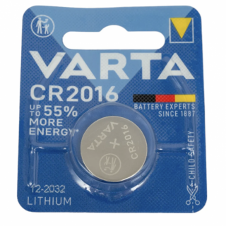 VARTA CR2016, knoflíková baterie 3V, 90mAh, lithiová, 1ks