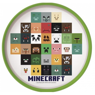 TALÍŘ MINECRAFT S PROTISKLUZ.DNEM PLAST 19,5X2,5