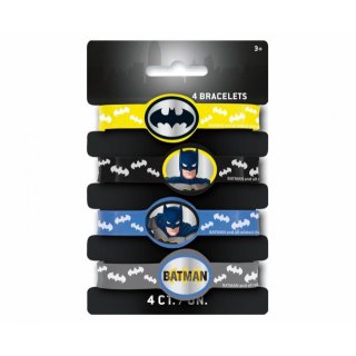 Batman gumové náramky, set 4ks (zn. UNIQUE)