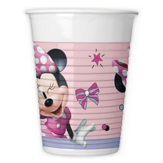 Plastové kelímky Minnie Mouse Disney, 200ml, set 8ks (zn. Procos)