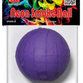 DÝMOVNICE NEON smoke ball, fialová barva, 1ks (zn. Tarra)