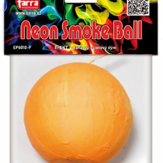 DÝMOVNICE NEON smoke ball, oranžová barva, 1ks (zn. Tarra)