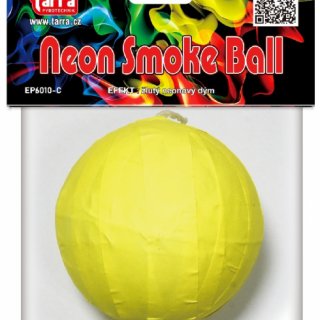 DÝMOVNICE NEON smoke ball, žlutá barva, 1ks (zn. Tarra)