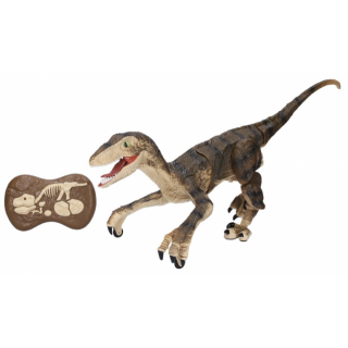 Raptor DINOSAURUS RC na dálkové ovládání, hnědý, 45 cm (zn. WIKY)