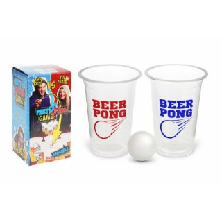 Beer Pong Party Game sada 12 kelímků a 2 míčků (14 ks)